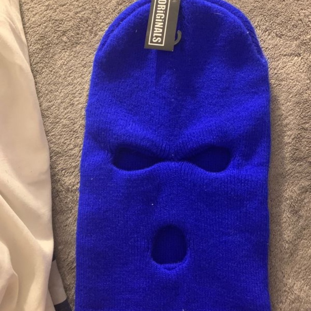 Royal blue skee mask